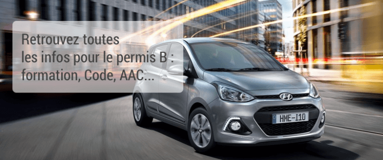 Permis B, AAC et 1€