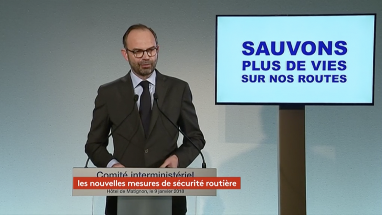 Les 18 mesures d’Edouard Philippe pour la Sécurité routière