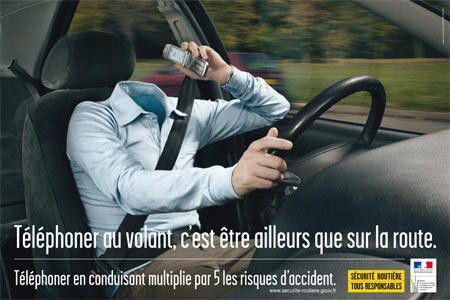 Téléphone au volant…